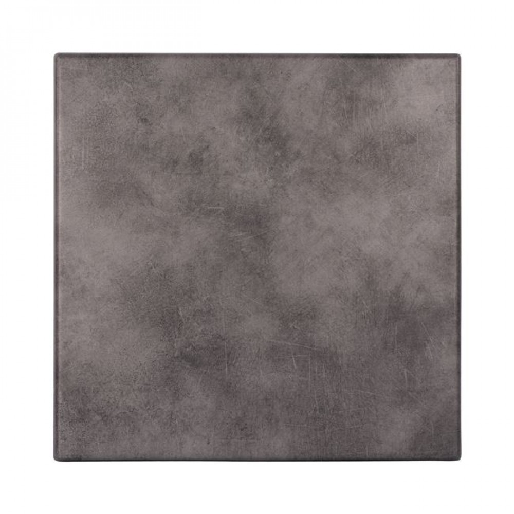 Επιφάνεια τραπεζιού από werzalit σε γκρι cement χρώμα 80x80