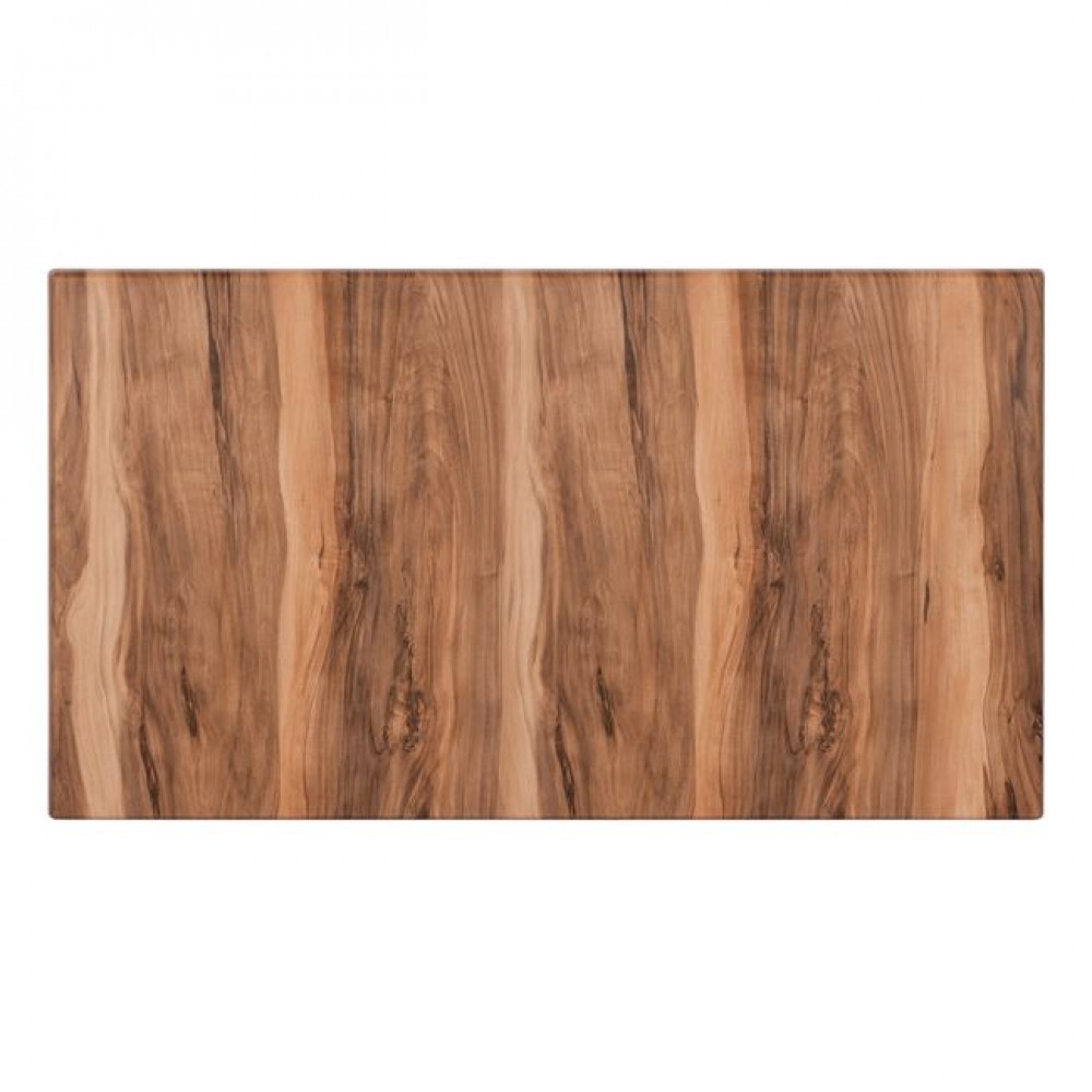 Επιφάνεια τραπεζιού από werzalit σε καρυδί χρώμα 120x80