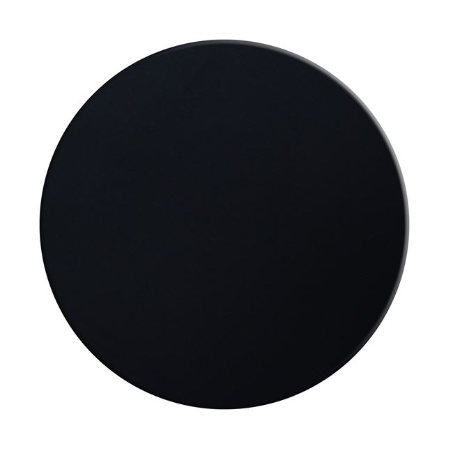 Επιφάνεια τραπεζιού από werzalit σε μαύρο χρώμα Φ70