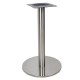 Βάση τραπεζιού από inox χε ασημί χρώμα Φ40x72
