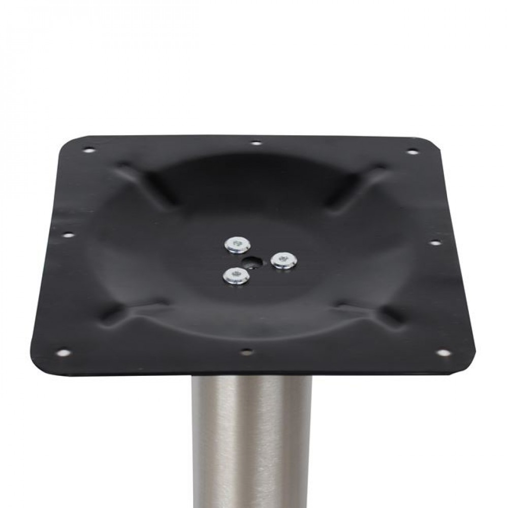 Βάση τραπεζιού από inox χε ασημί χρώμα Φ40x72