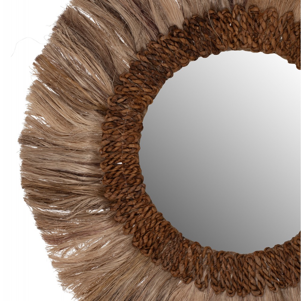 Καθρέπτης τοίχου σε φυσικό χρώμα Φ60