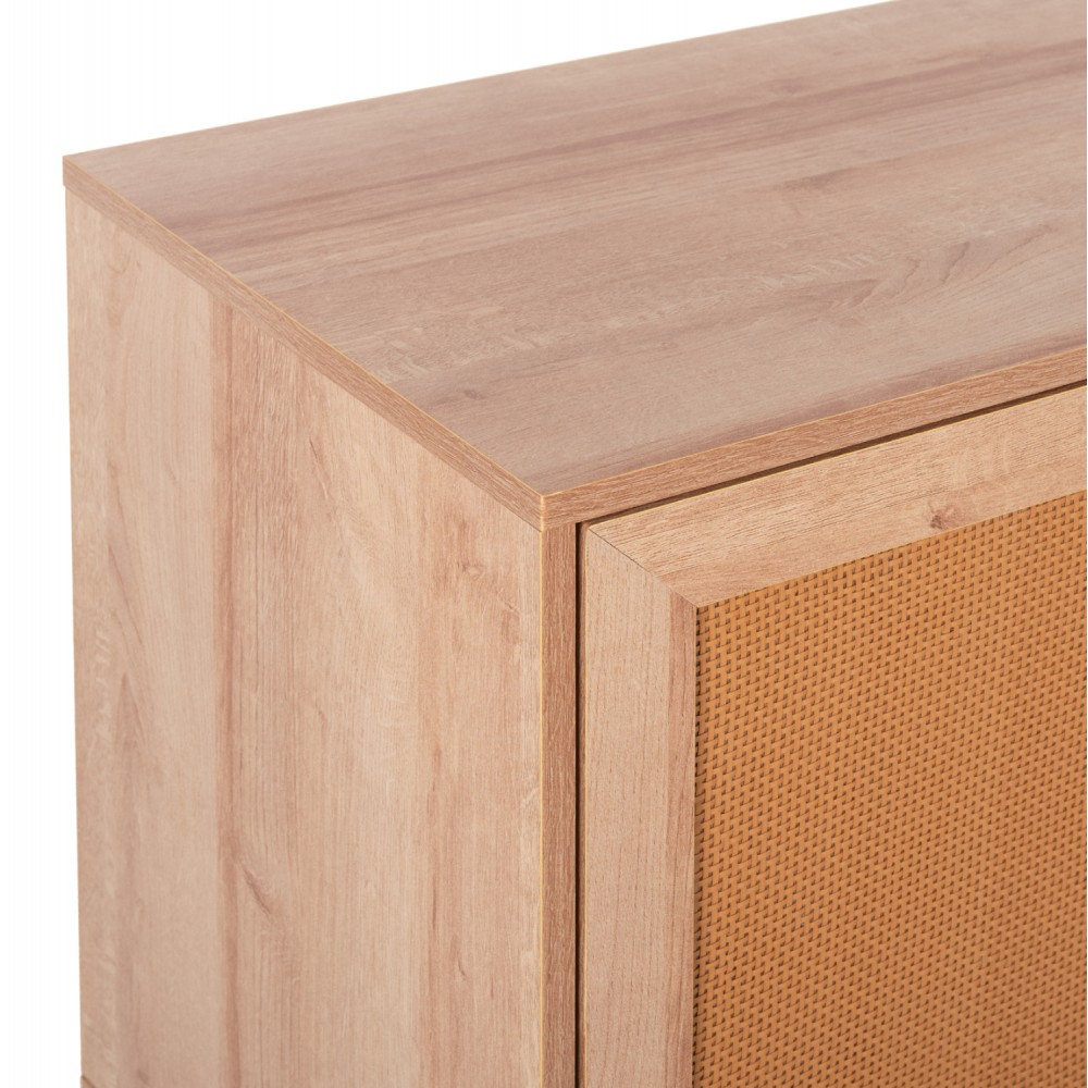 Έπιπλο τηλεόρασης "COLM" σε φυσικό χρώμα 120x39x56.5