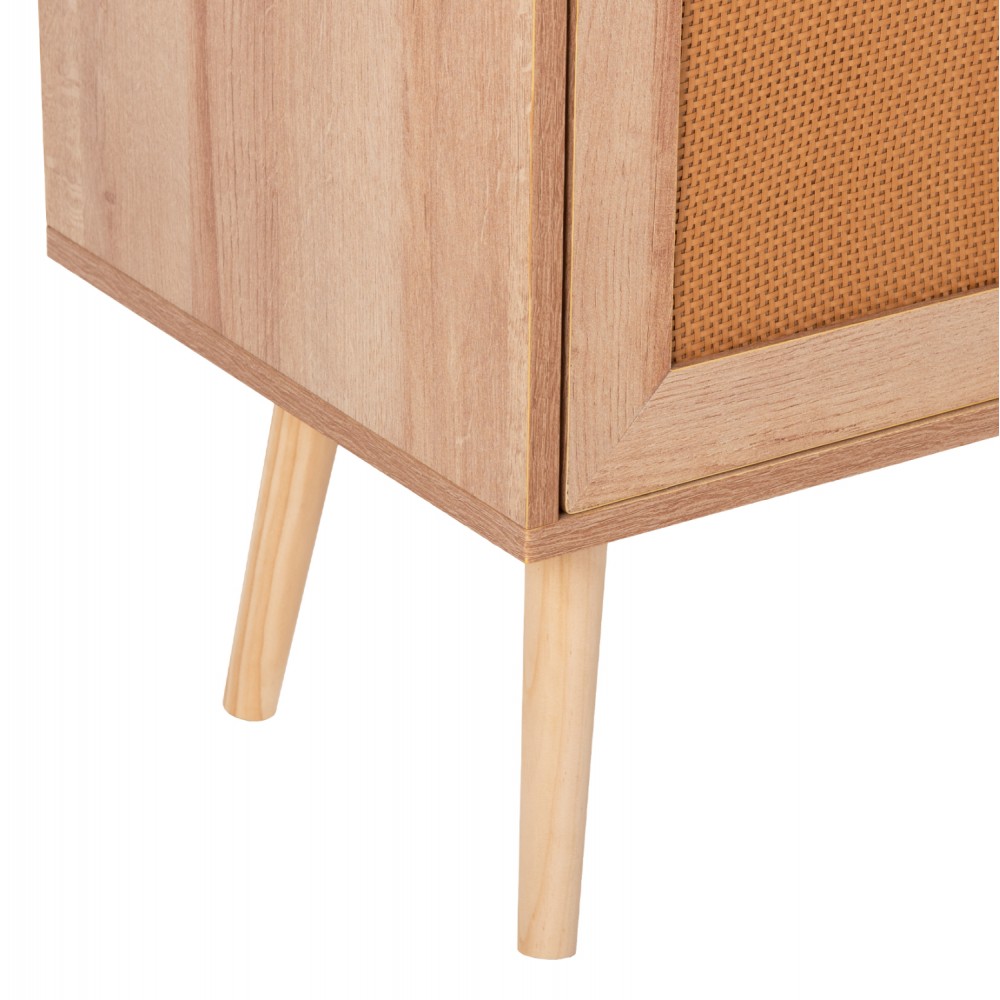 Έπιπλο τηλεόρασης "COLM" σε φυσικό χρώμα 120x39x56.5