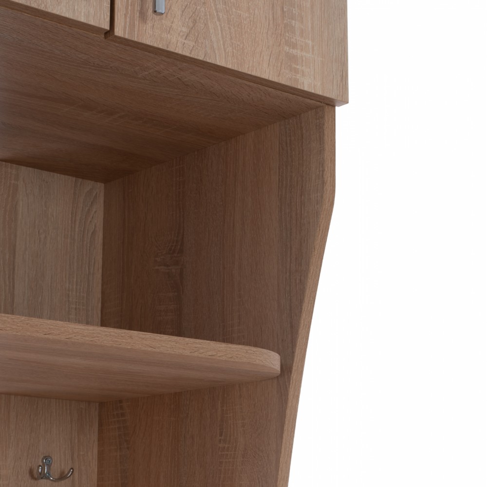 Έπιπλο εισόδου σε χρώμα σονόμα/oak 60X43X240