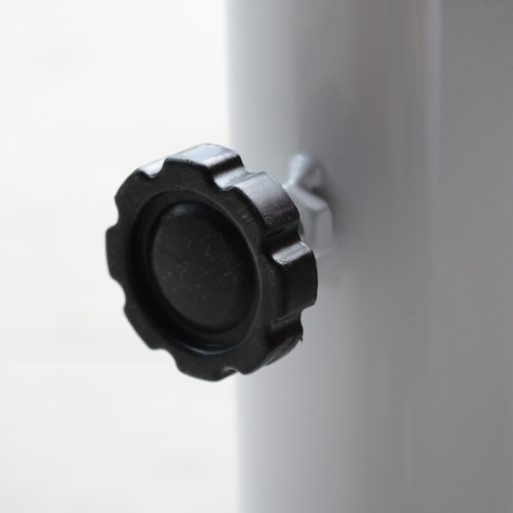 Βάση ομπρέλας από μέταλλο σε λευκό χρώμα Φ60