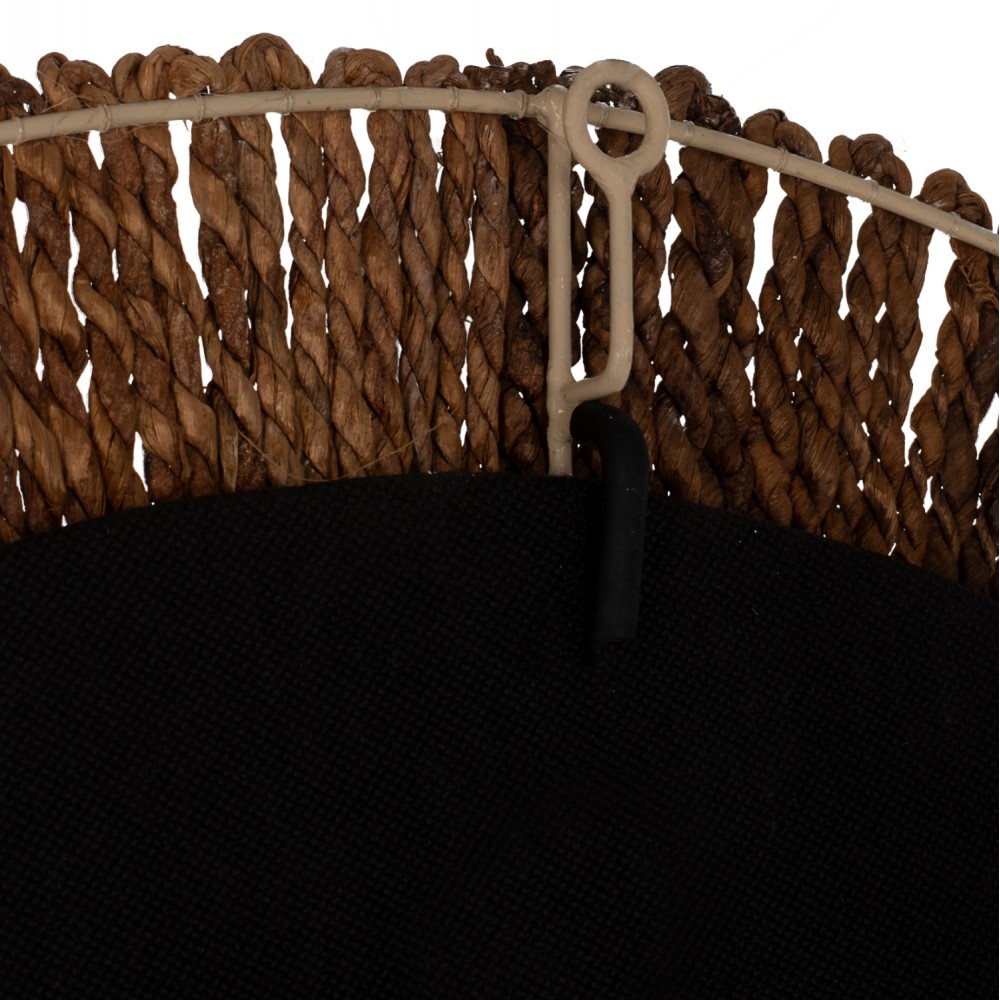 Καθρέπτης από σχοινί σε φυσικό χρώμα 70x4x90