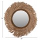 Καθρέπτης από ίνες αμπακά σε φυσικό χρώμα Φ90