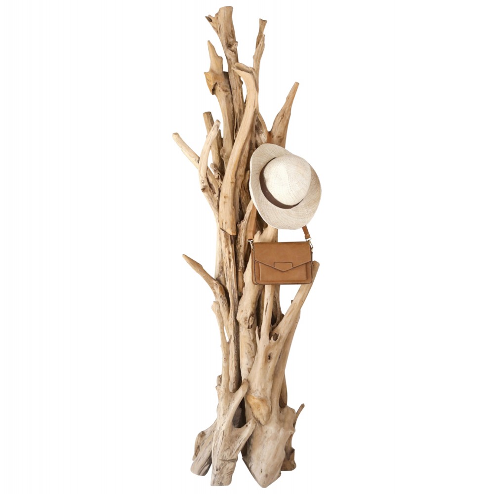 Καλόγερος από μασίφ ξύλο σε φυσικό χρώμα 35x200