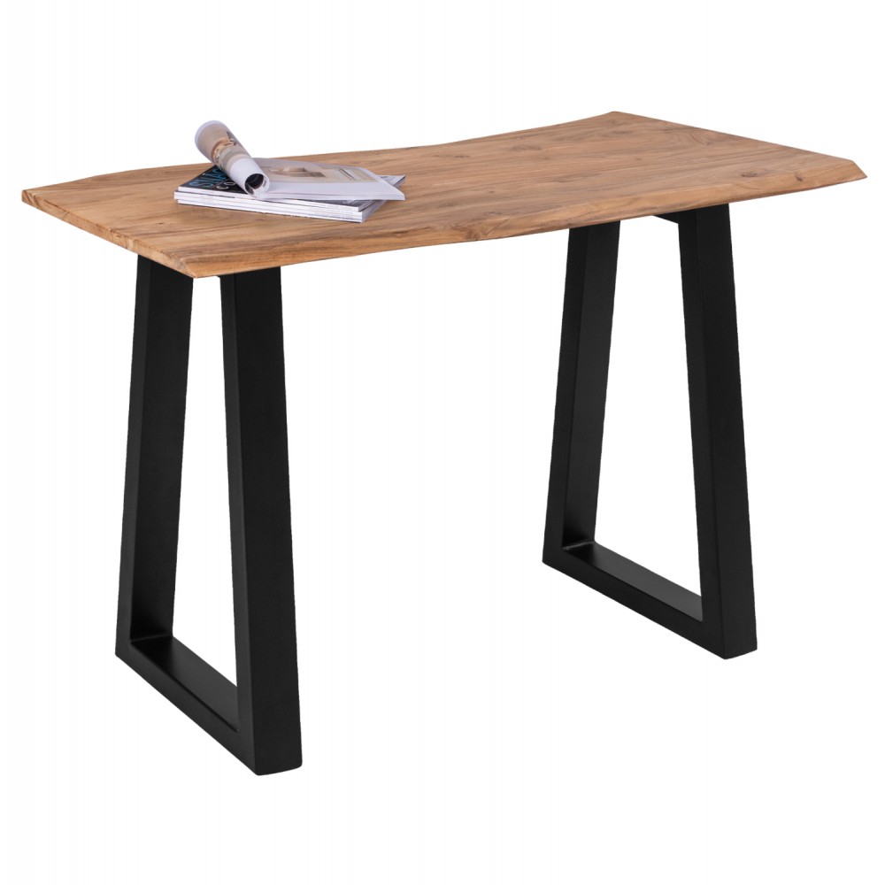 Κονσόλα "SOFIA SLIM" από μασίφ ξύλο σε φυσικό χρώμα 120x53x96