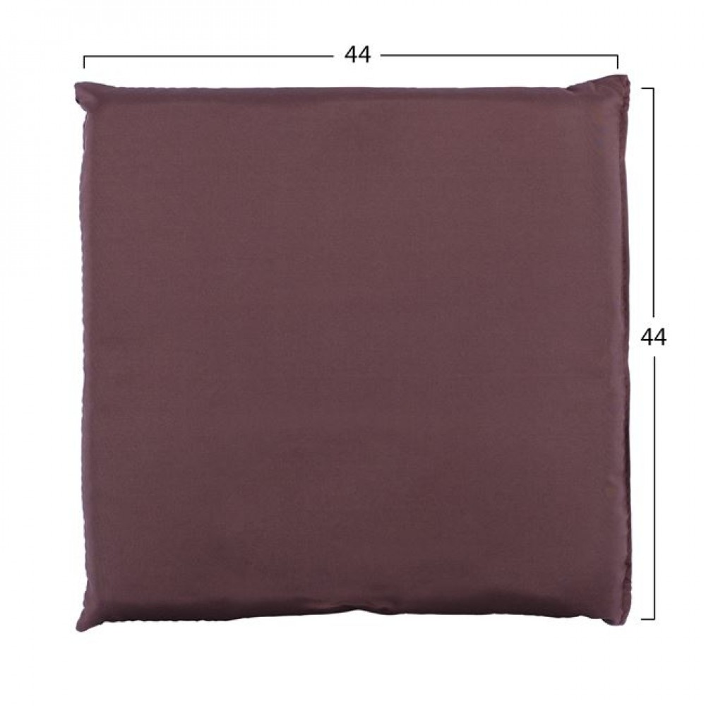Μαξιλάρι πολυθρόνας από ύφασμα σε μόκα χρώμα 44x44x5.5