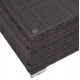 Σετ εξωτερικού χώρου 7τμχ από μέταλλο/wicker σε καφέ χρώμα 66.5x66.5x32
