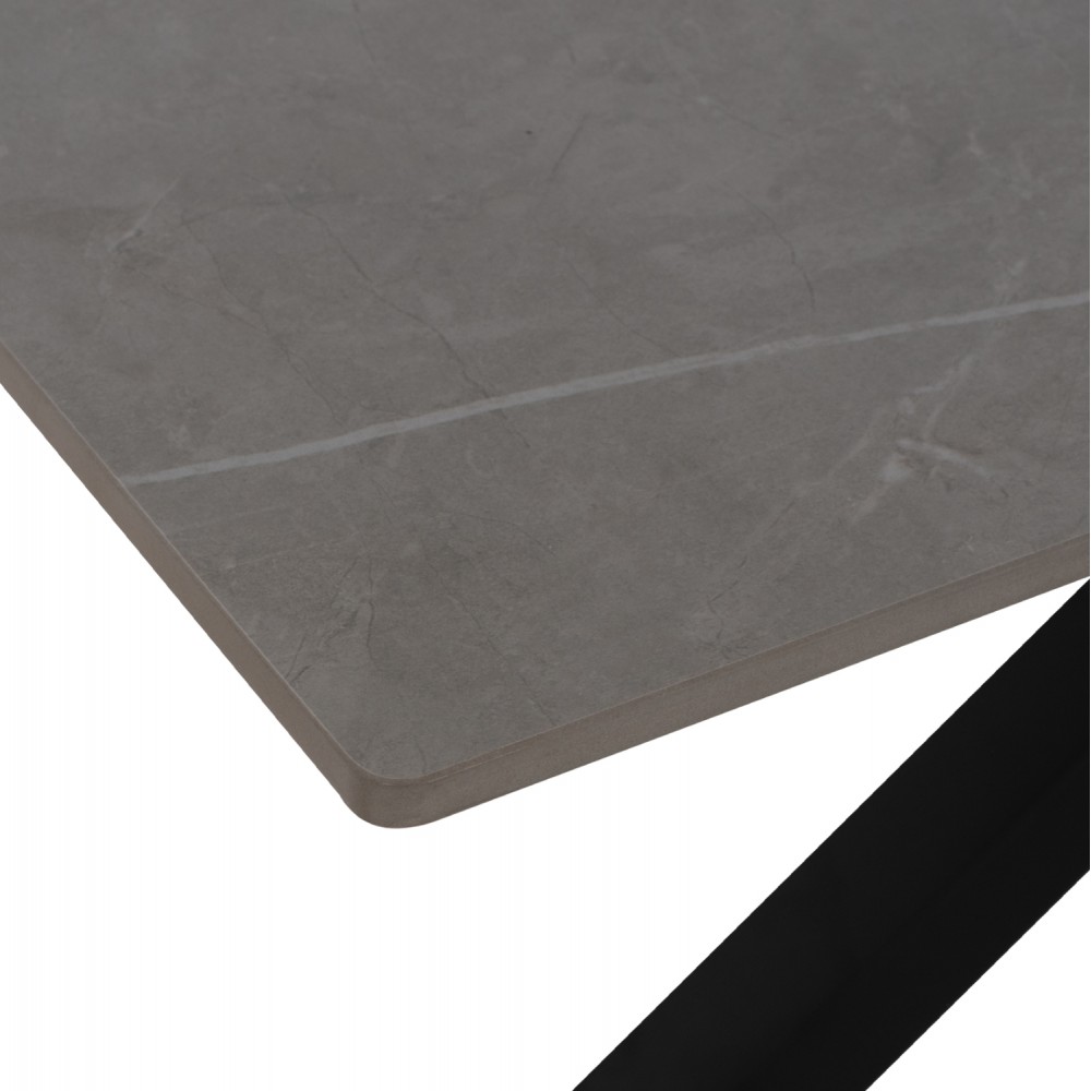 Τραπέζι "SINTERED STONE" από sintered stone σε χρώμα γκρι 160x90x75