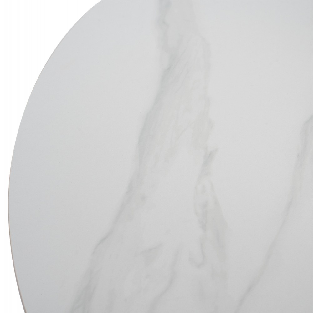 Τραπέζι "SINTERED STONE" από sintered stone σε χρώμα λευκό Φ115x75