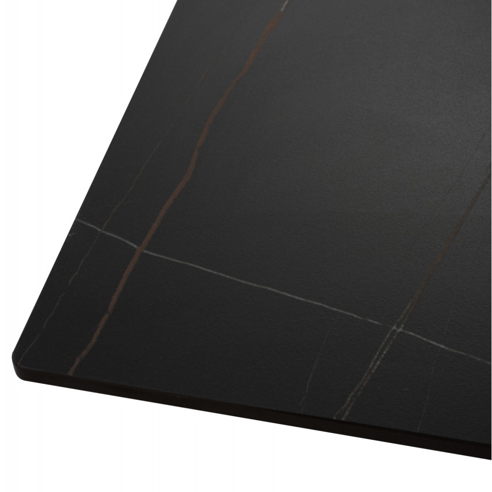 Τραπέζι "SINTERED STONE" από sintered stone σε χρώμα μαύρο 160x90x75