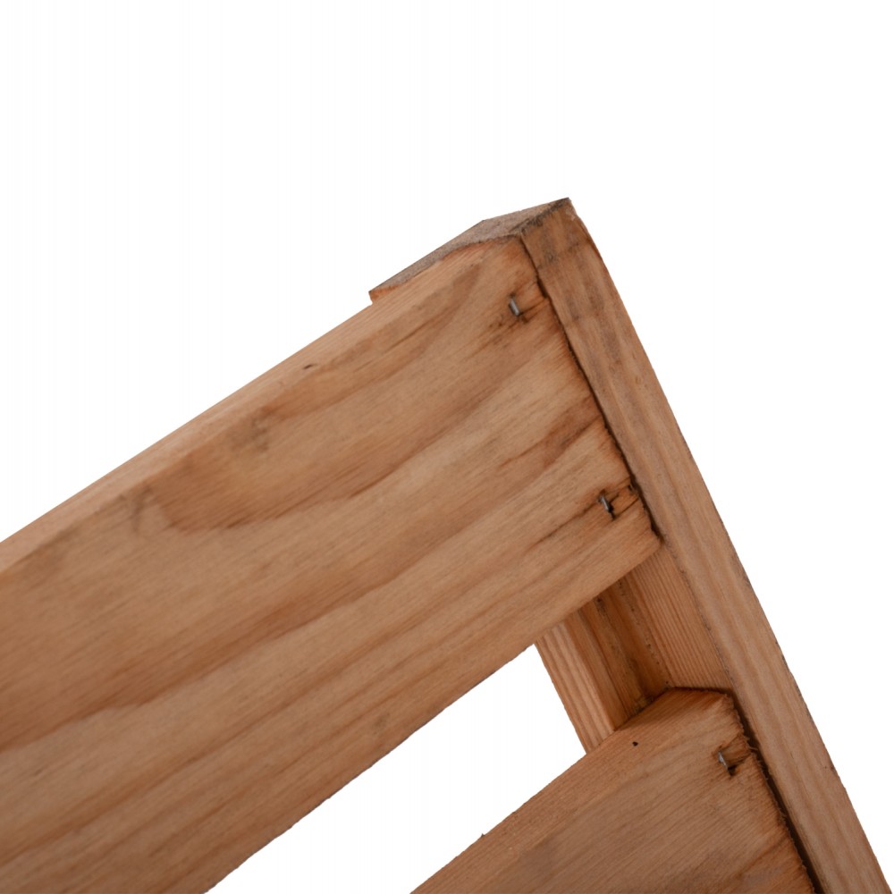 Ξαπλώστρα "JULES" από ξύλο σε φυσικό χρώμα 73x194x29