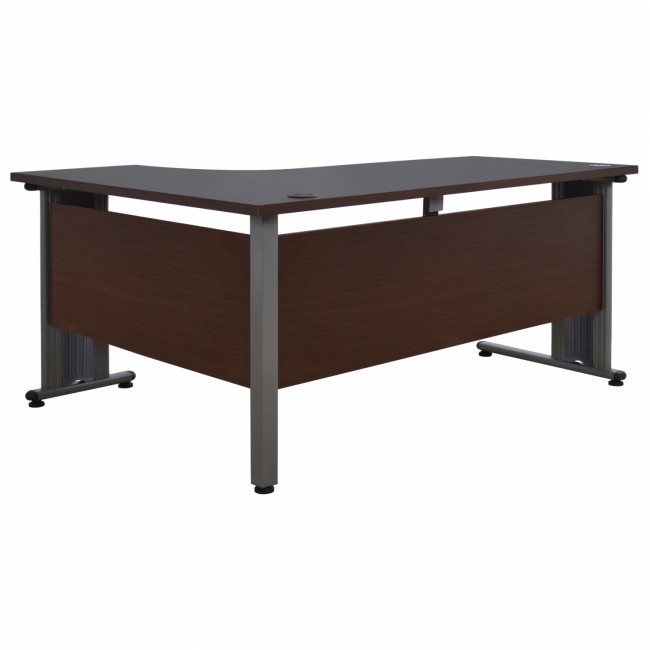 Γραφείο επαγγελματικό "VALDEN" με δεξιά γωνία σε βέγγε χρώμα 160X120X75