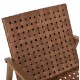 Πολυθρόνα "LOOK"από μέταλλο/rattan σε καφέ χρώμα 63,5x75,5x77