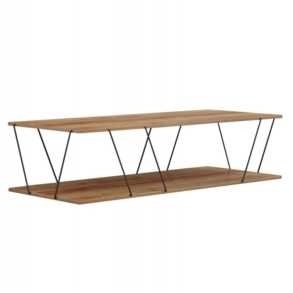 Τραπέζι σαλονιού "TARS" σε φυσικό χρώμα 120x50x30