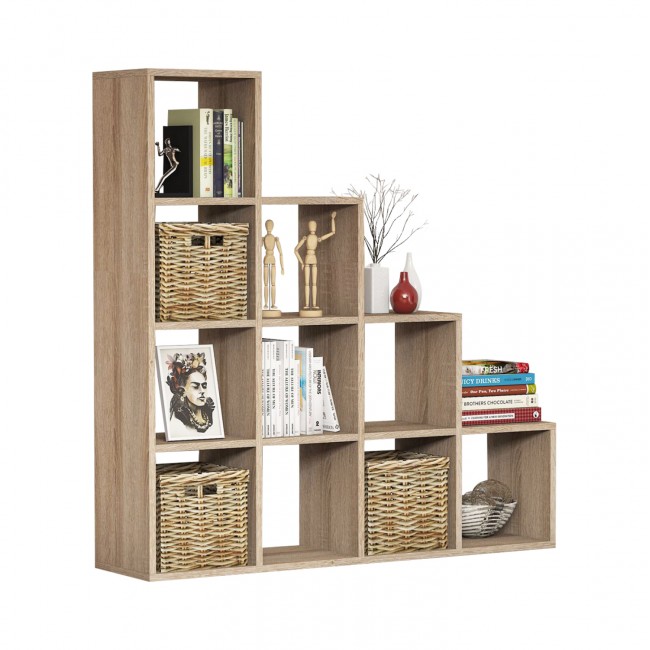 Βιβλιοθήκη "SCALE" σε χρώμα σονόμα 120x30x123.6