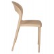 Καρέκλα από πολυπροπυλένιο σε χρώμα καπουτσίνο 49x54.5x80.5