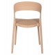 Καρέκλα από πολυπροπυλένιο σε χρώμα καπουτσίνο 49x54.5x80.5