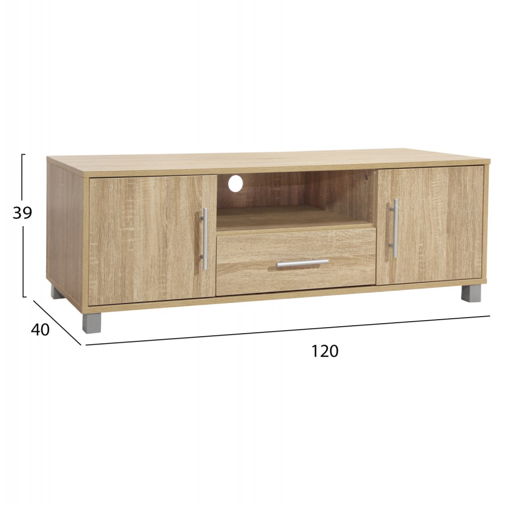 Σετ φοιτητικό πακέτο 5τμχ απο ύφασμα σε χρώμα γκρι/σονόμα/λευκό 119x196x92,5