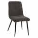 Καρέκλα "SHELLY" από ύφασμα/μέταλλο σε χρώμα γκρί/μαύρο 48x64x87