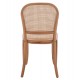 Καρέκλα "SLOAN" από ξύλο/ψάθα σε φυσικό χρώμα 45x48x88