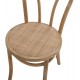 Καρέκλα "MONTREAL" από ξύλο σε φυσικό χρώμα 40x40x87