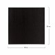 Επιφάνεια τραπεζιού σε μαύρο χρώμα 80x80