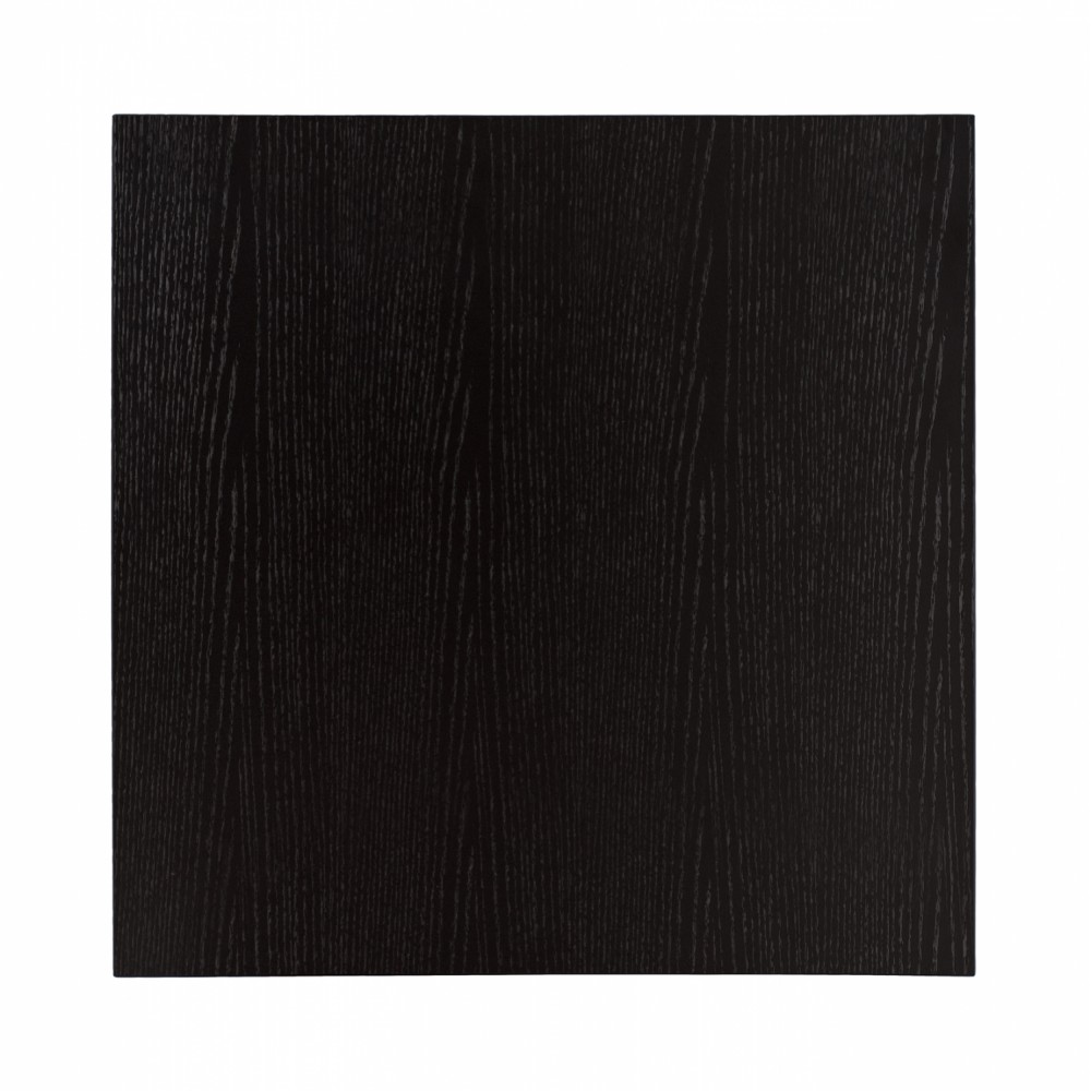 Επιφάνεια τραπεζιού σε μαύρο χρώμα 80x80