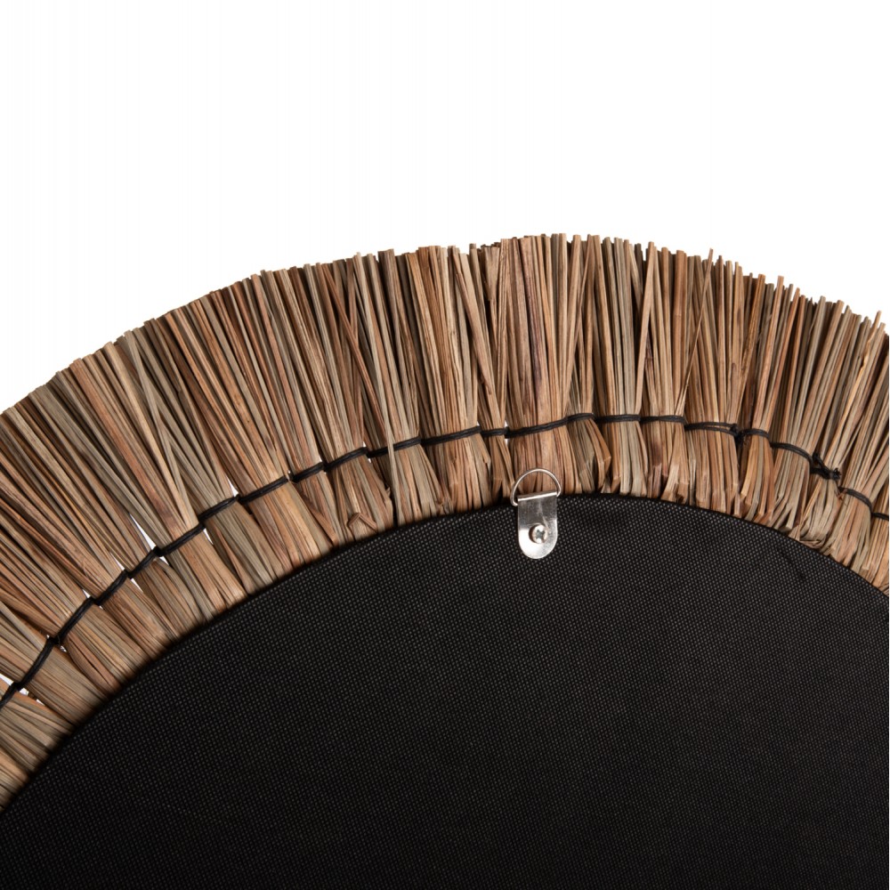 Καθρέπτης τοίχου σε φυσικό/μαύρο χρώμα Φ70