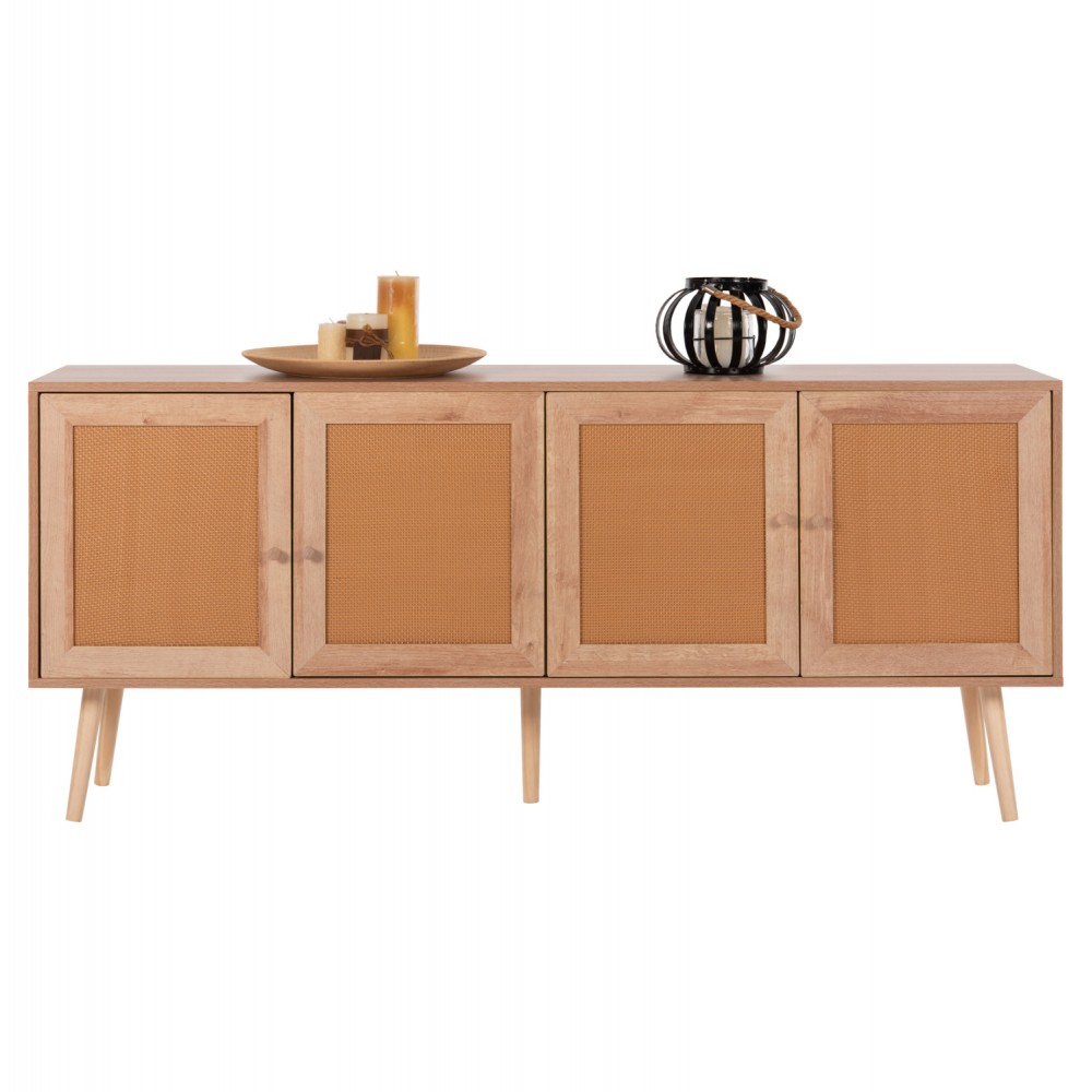 Μπουφές "COLM"  σε χρώμα φυσικό 160x39,5x71