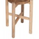 Τραπέζακι βοηθητικό από ξύλο σε φυσικό χρώμα Φ30x50