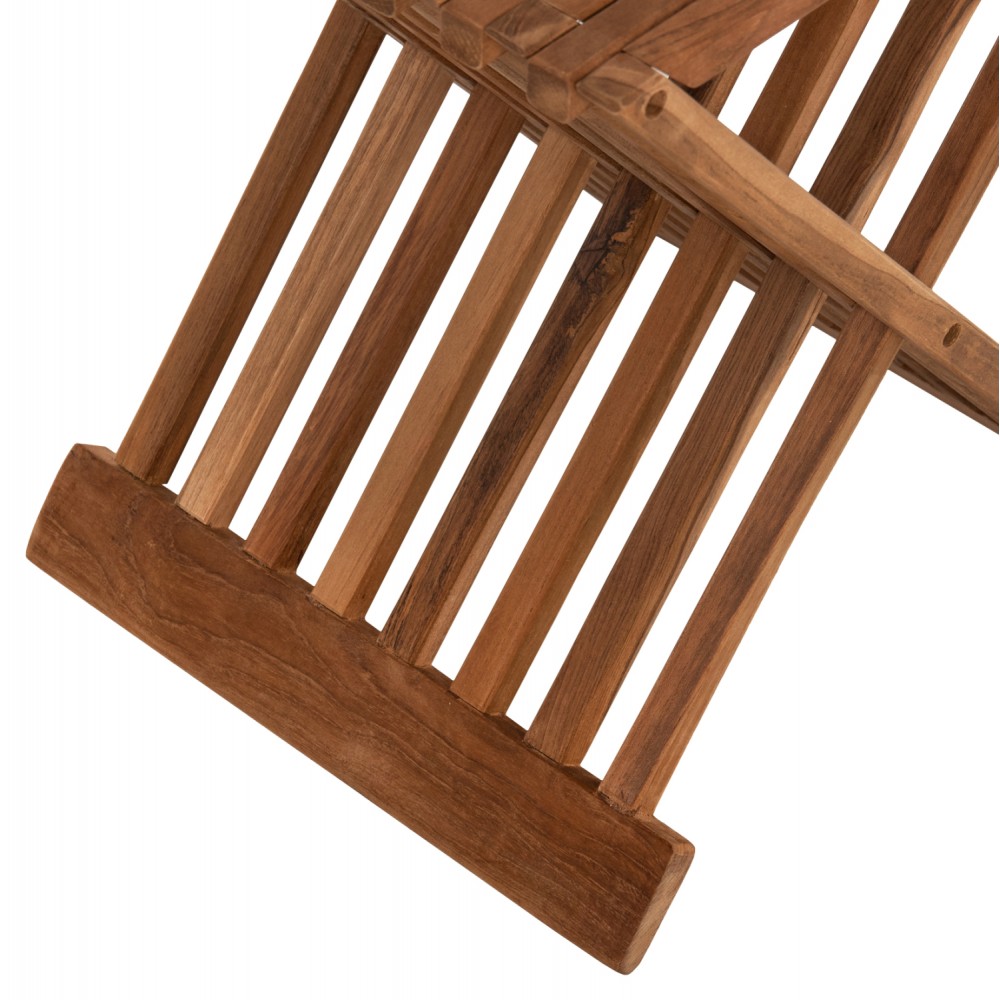 Τραπέζακι βοηθητικό από ξύλο σε φυσικό χρώμα 40x33x45