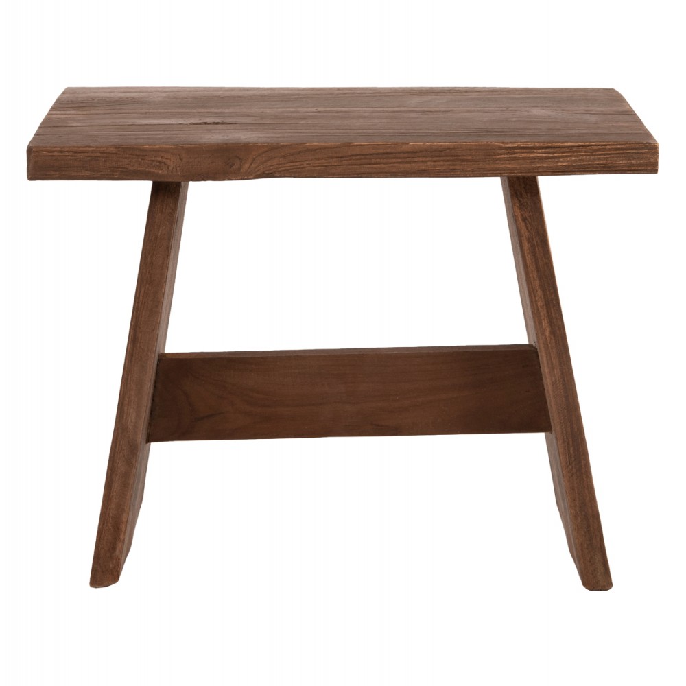 Τραπέζακι βοηθητικό από ξύλο σε καφέ χρώμα 40x25x29,5