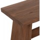 Τραπέζακι βοηθητικό από ξύλο σε καφέ χρώμα 40x25x29,5