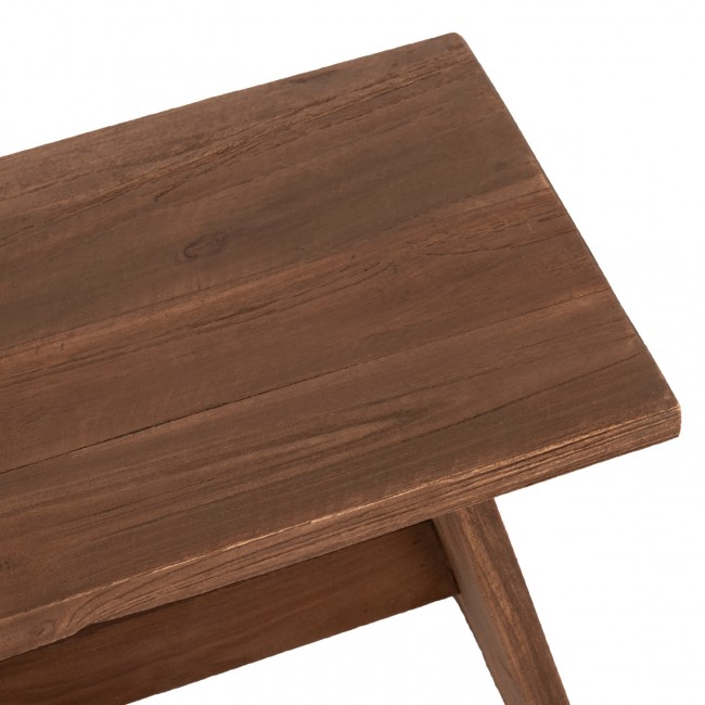 Τραπέζακι βοηθητικό από ξύλο σε καφέ χρώμα 40x25x29,5