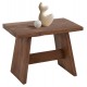 Τραπέζακι βοηθητικό από ξύλο σε καφέ χρώμα 40x25x29,5