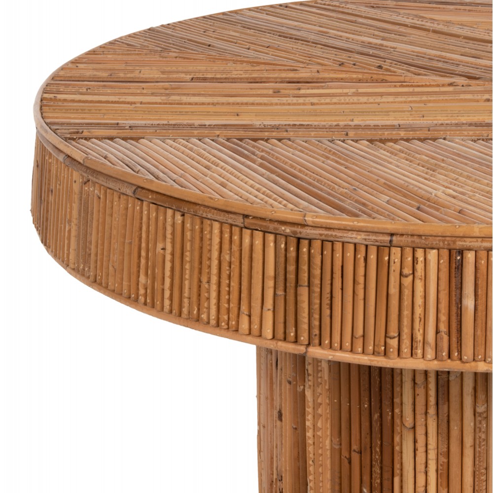 Τραπέζι σαλονιού "GATSBY " σε φυσικό χρώμα Φ100x50