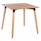 Τραπέζι "MINIMAL" σε φυσικό χρώμα 80Χ80Χ74