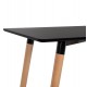Τραπέζι "MINIMAL" από ξύλο/mdf σε χρώμα μαύρο/φυσικό 120x60x74