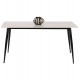 Τραπέζι "SINTERED" από sintered stone σε χρώμα λευκό μαρμάρου 160x90x76