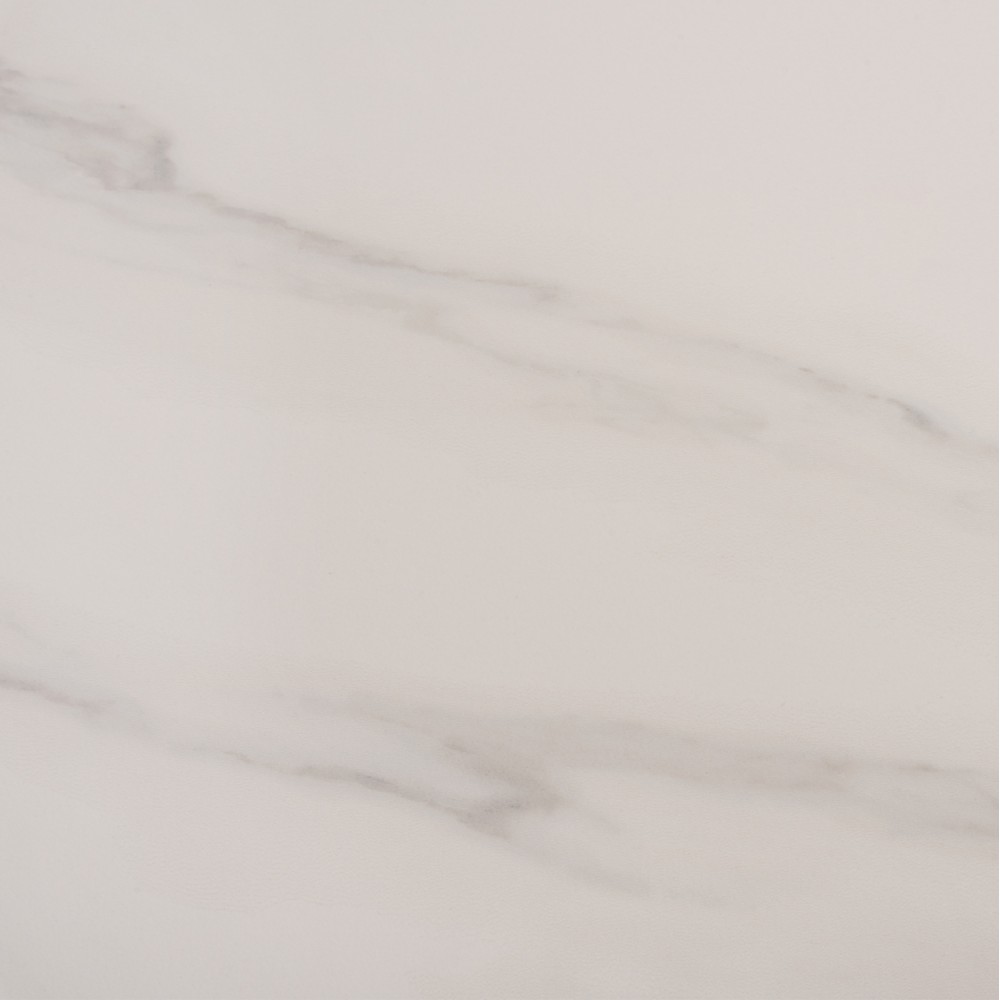 Τραπέζι "SINTERED" από sintered stone σε χρώμα λευκό μαρμάρου 160x90x76