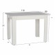Τραπέζι τραπεζαρίας σε χρώμα λευκό 110x80x77