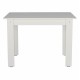 Τραπέζι τραπεζαρίας σε χρώμα λευκό 110x80x77