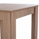Τραπέζι τραπεζαρίας "KELVIN " σε χρώμα σονόμα 110x80x77