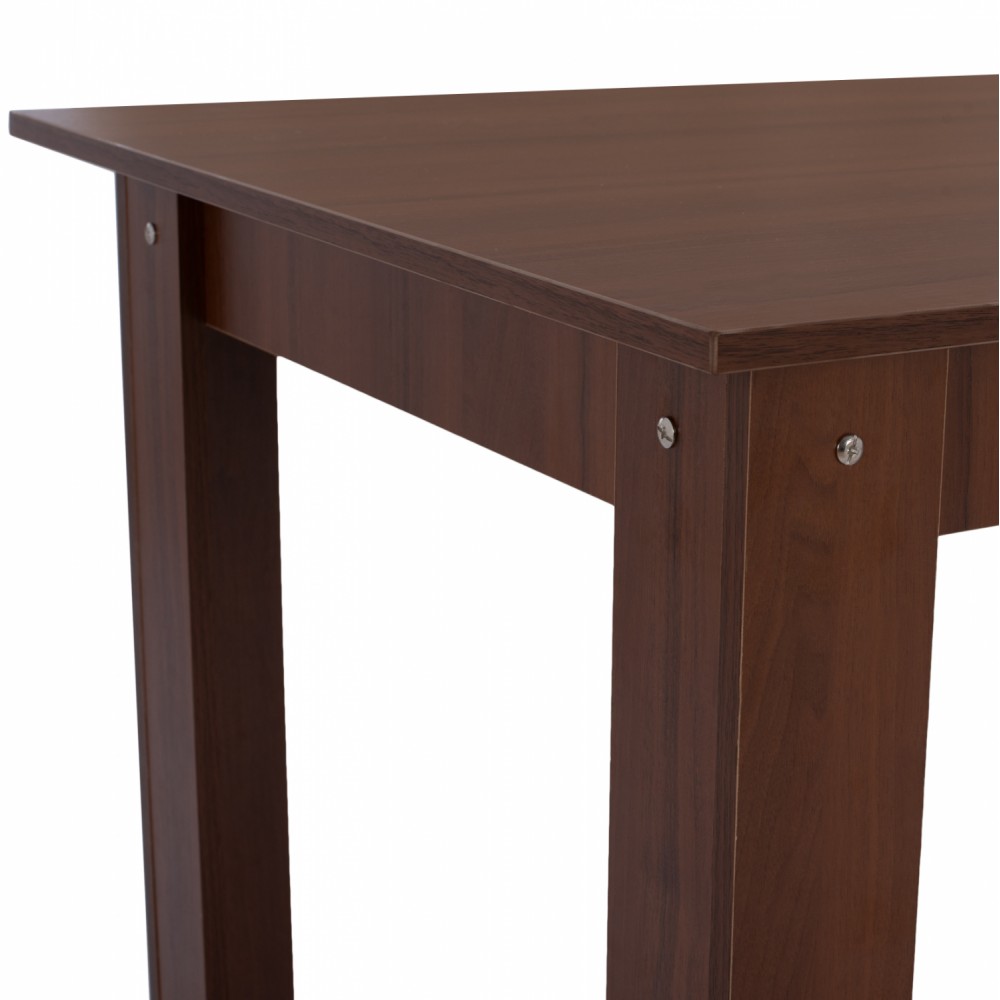 Τραπέζι τραπεζαρίας σε χρώμα καρυδί 110x80x77