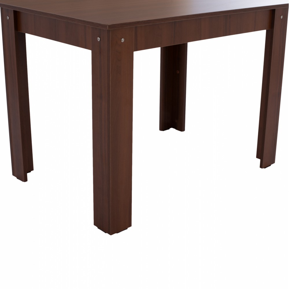 Τραπέζι τραπεζαρίας σε χρώμα καρυδί 110x80x77